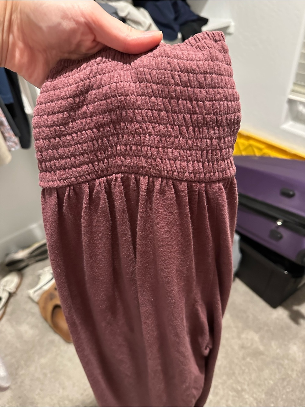 Free People Riley Set in deep plum - Picture 5 of 5
